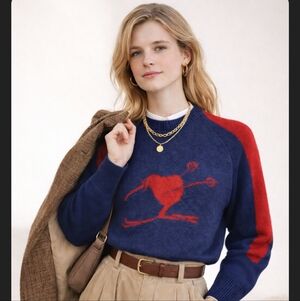 100% Wool Edward Lenton Christmas sweater. Grandpacore/Preppy Heritage Coastal.